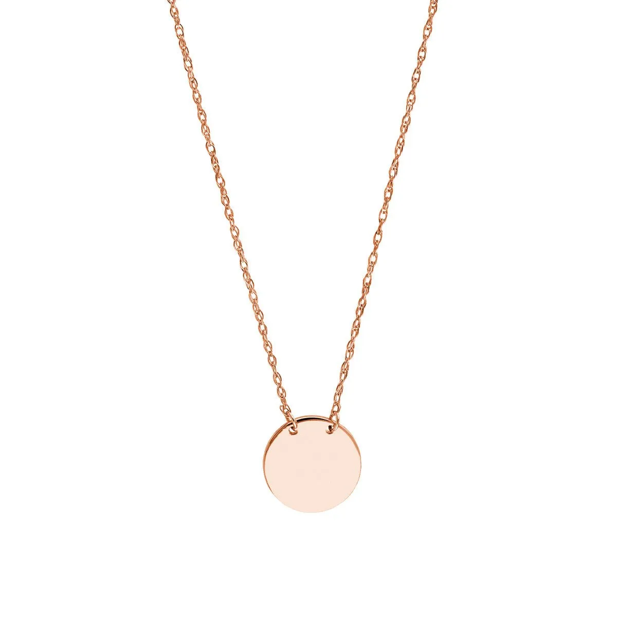 14K Gold So You Mini Disc Adjustable Necklace