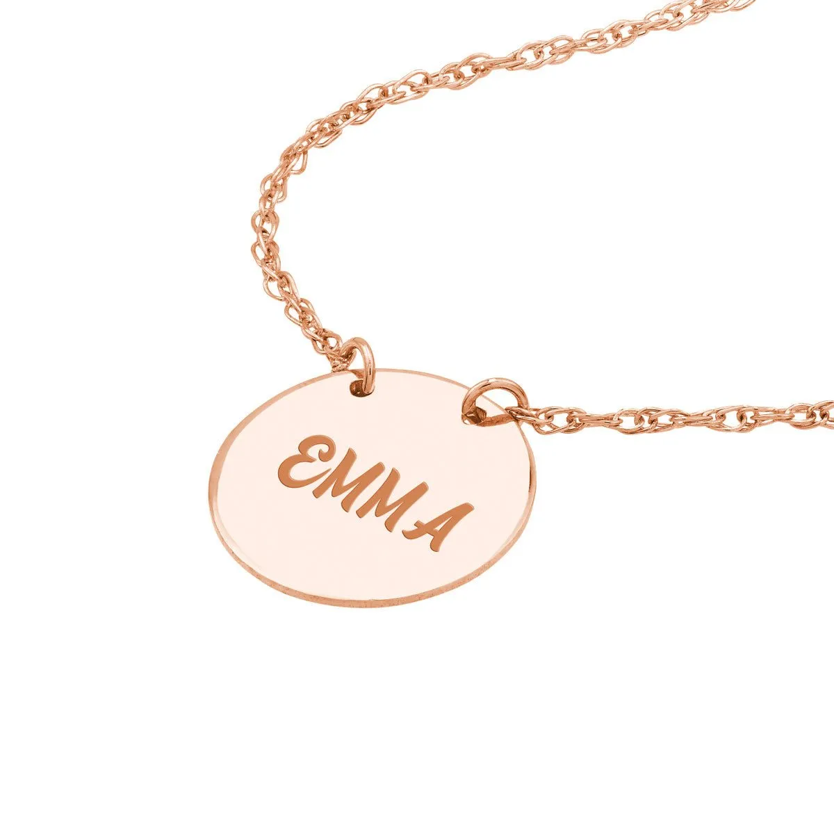 14K Gold So You Mini Disc Adjustable Necklace