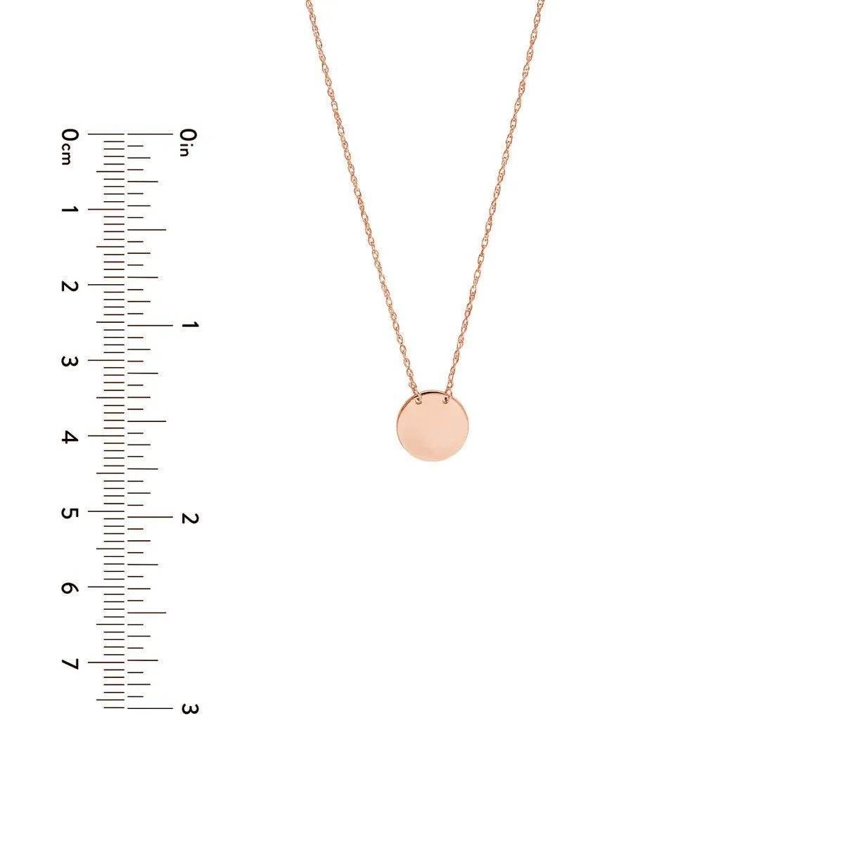 14K Gold So You Mini Disc Adjustable Necklace