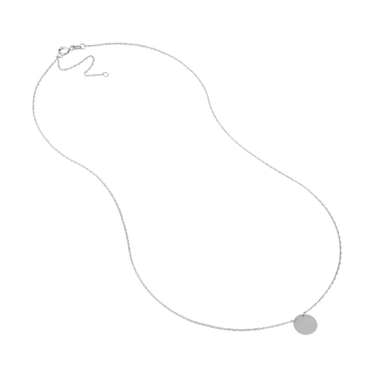 14K Gold So You Mini Disc Adjustable Necklace