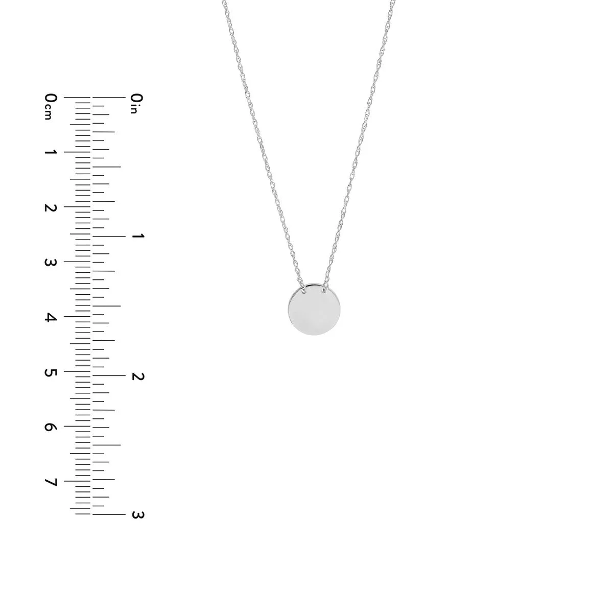 14K Gold So You Mini Disc Adjustable Necklace