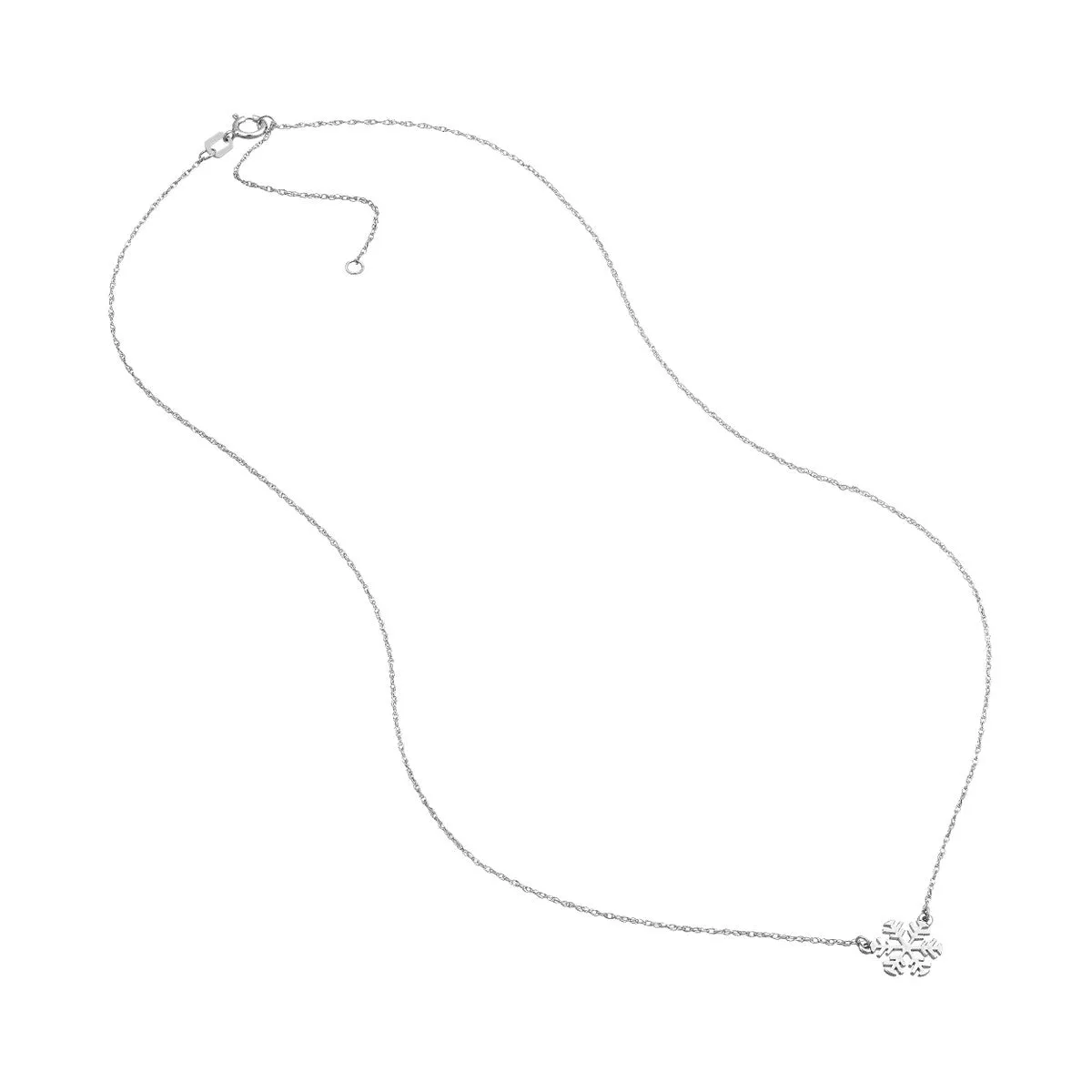 14K Gold So You Mini Snowflake Adjustable Necklace