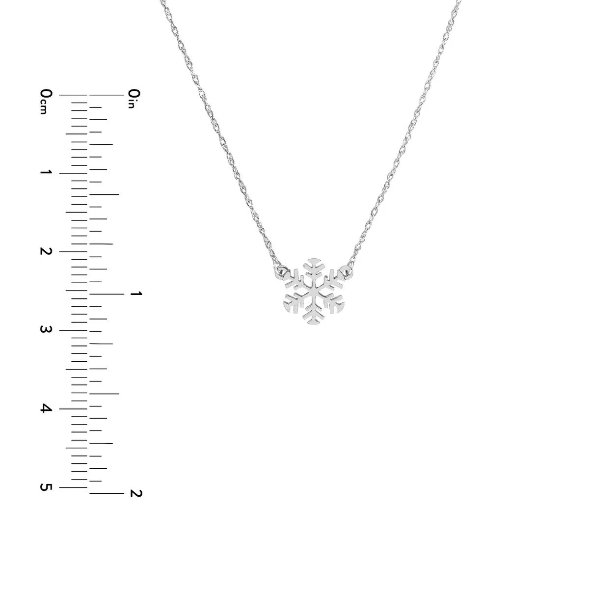 14K Gold So You Mini Snowflake Adjustable Necklace