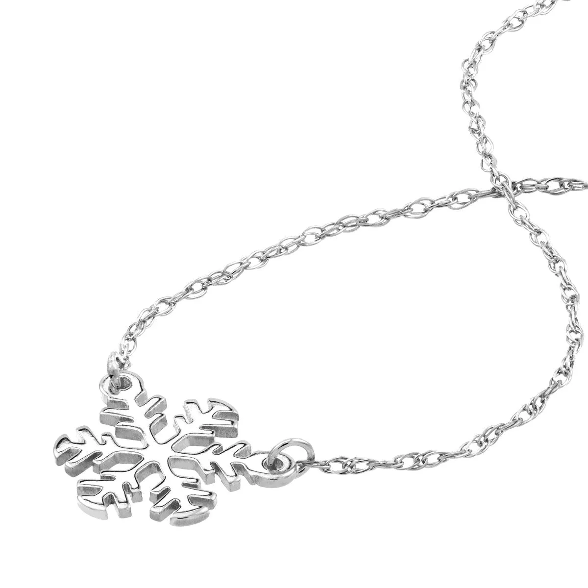 14K Gold So You Mini Snowflake Adjustable Necklace