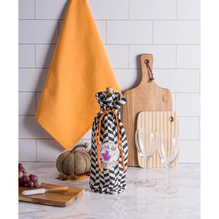 All Hallows Eve Wine Bags Set of 2 Assorted