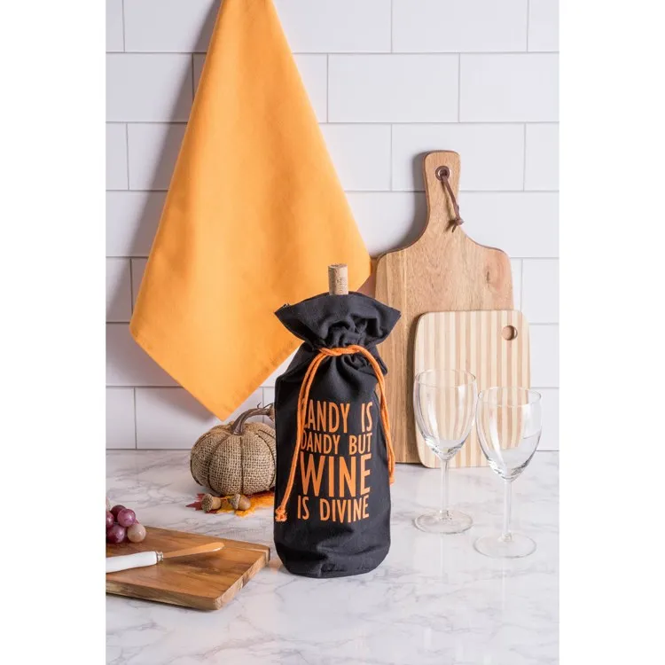 All Hallows Eve Wine Bags Set of 2 Assorted