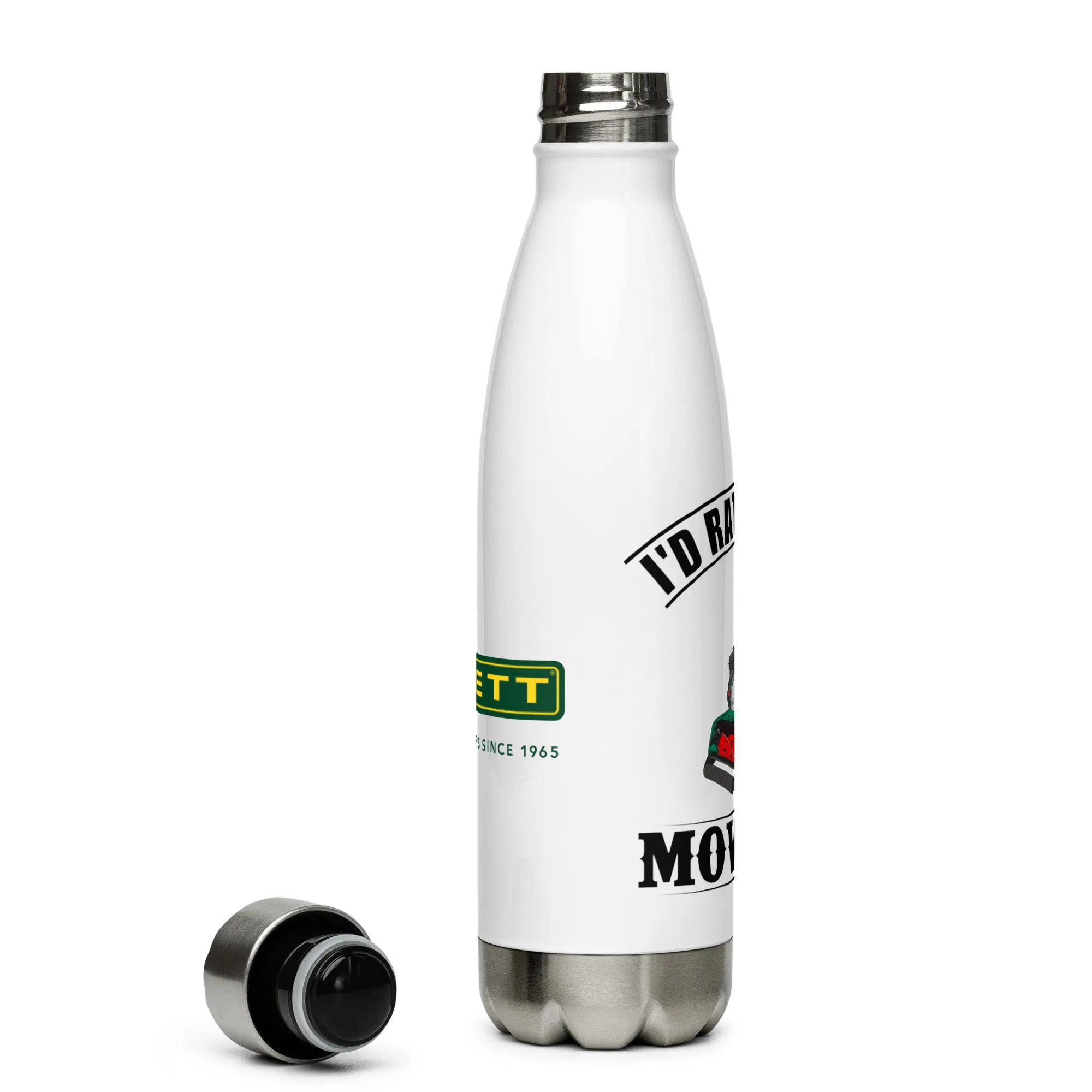 ALLETT 'I'd Rather Be Mowing' Stainless Steel Water Bottle