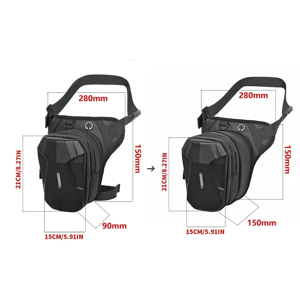 ALR™ Hard Shell Motorcycle Drop Leg Side Bag