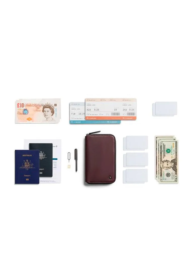 Bellroy Travel Folio Second Edition Deep Plum