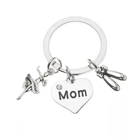 Dance Mom Charm Keychain