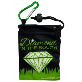 Diamond In The Rough Golf Tee Bag