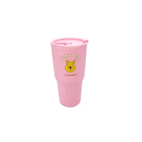 Disney Winnie the Pooh Collection Plastic Tumbler with Flip Lid (800mL)(Winnie the Pooh)