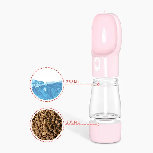 Dog & Cat Portable Food & Water Bottle