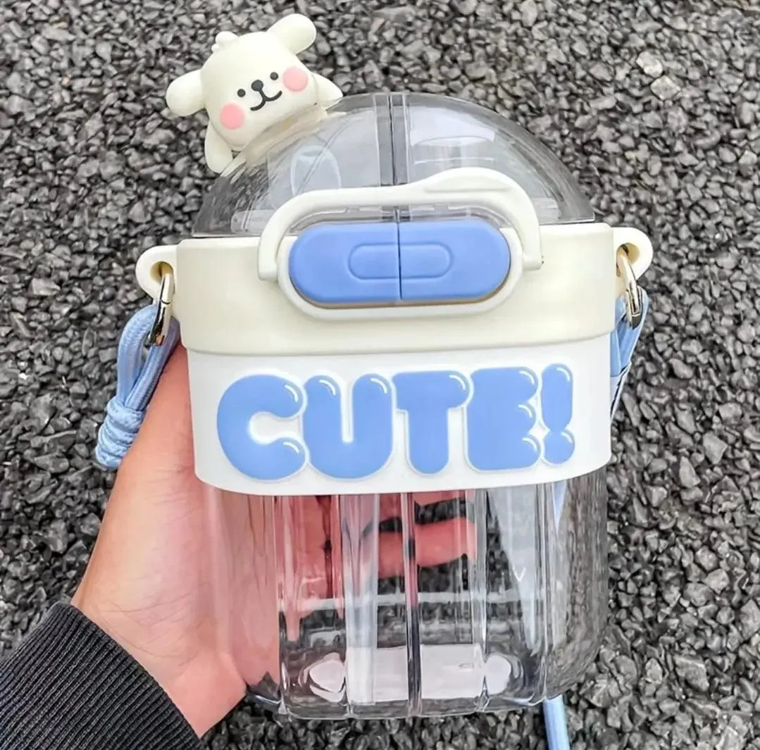 DUAL COMPARTMENT CUTE BOTTLE