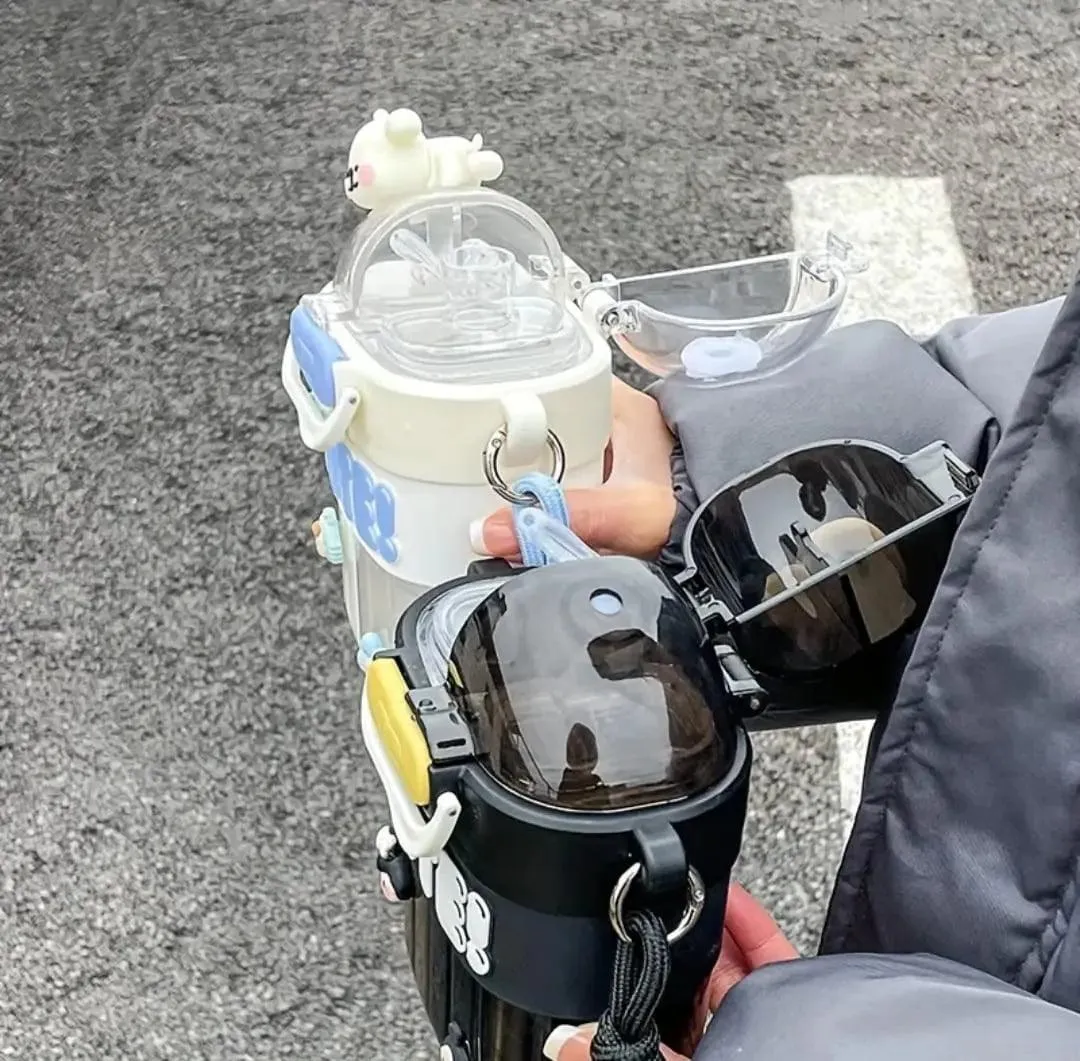 DUAL COMPARTMENT CUTE BOTTLE