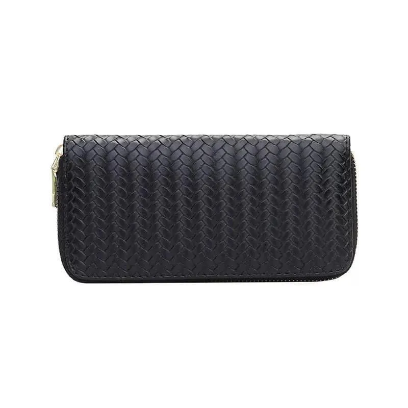 Evie Textured Zip Wallet
