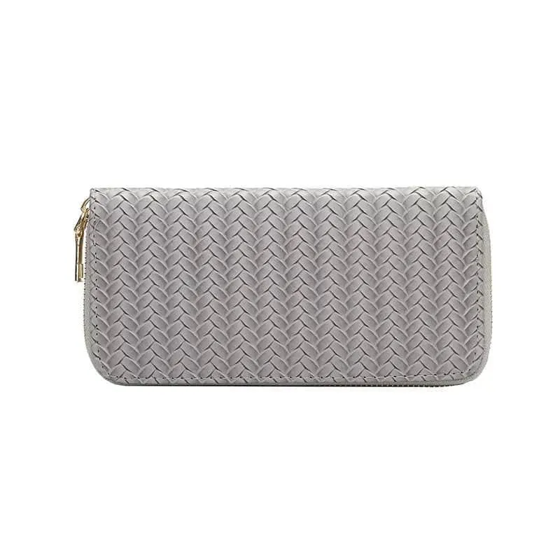 Evie Textured Zip Wallet