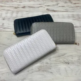 Evie Textured Zip Wallet