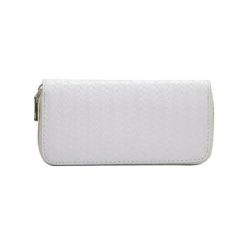 Evie Textured Zip Wallet