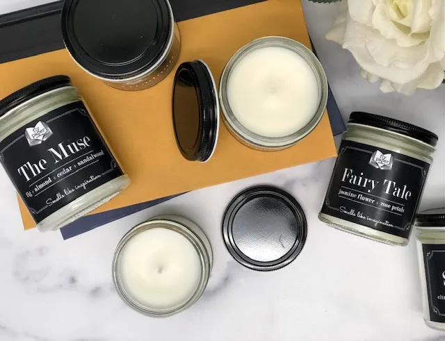 Fairy Tale 9oz Soy Candle - Jasmine Flower   Rose Petals