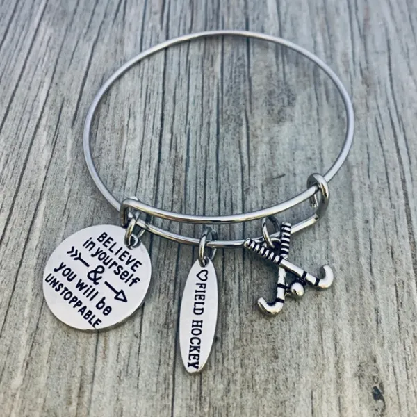 Field Hockey Bracelet - Believe in Yourself