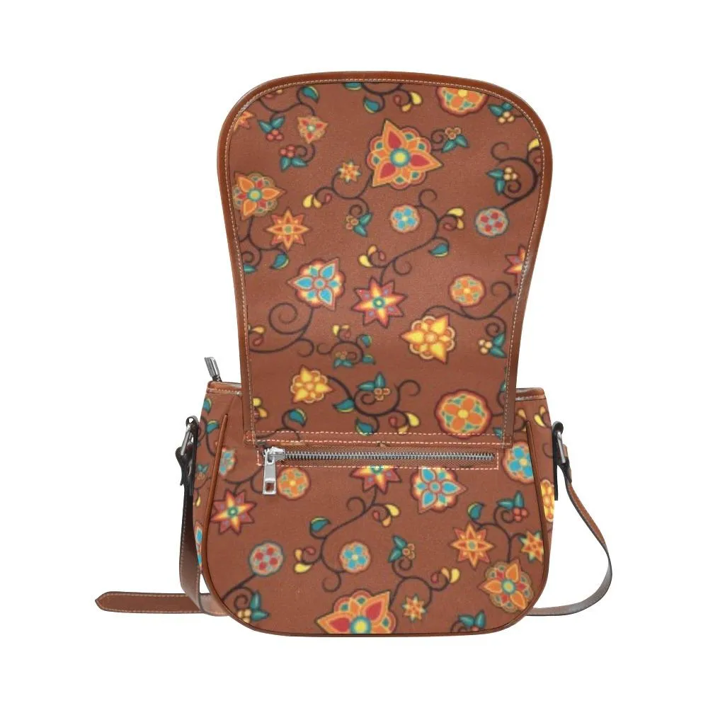 Fire Bloom Shade Saddle Bag/Small
