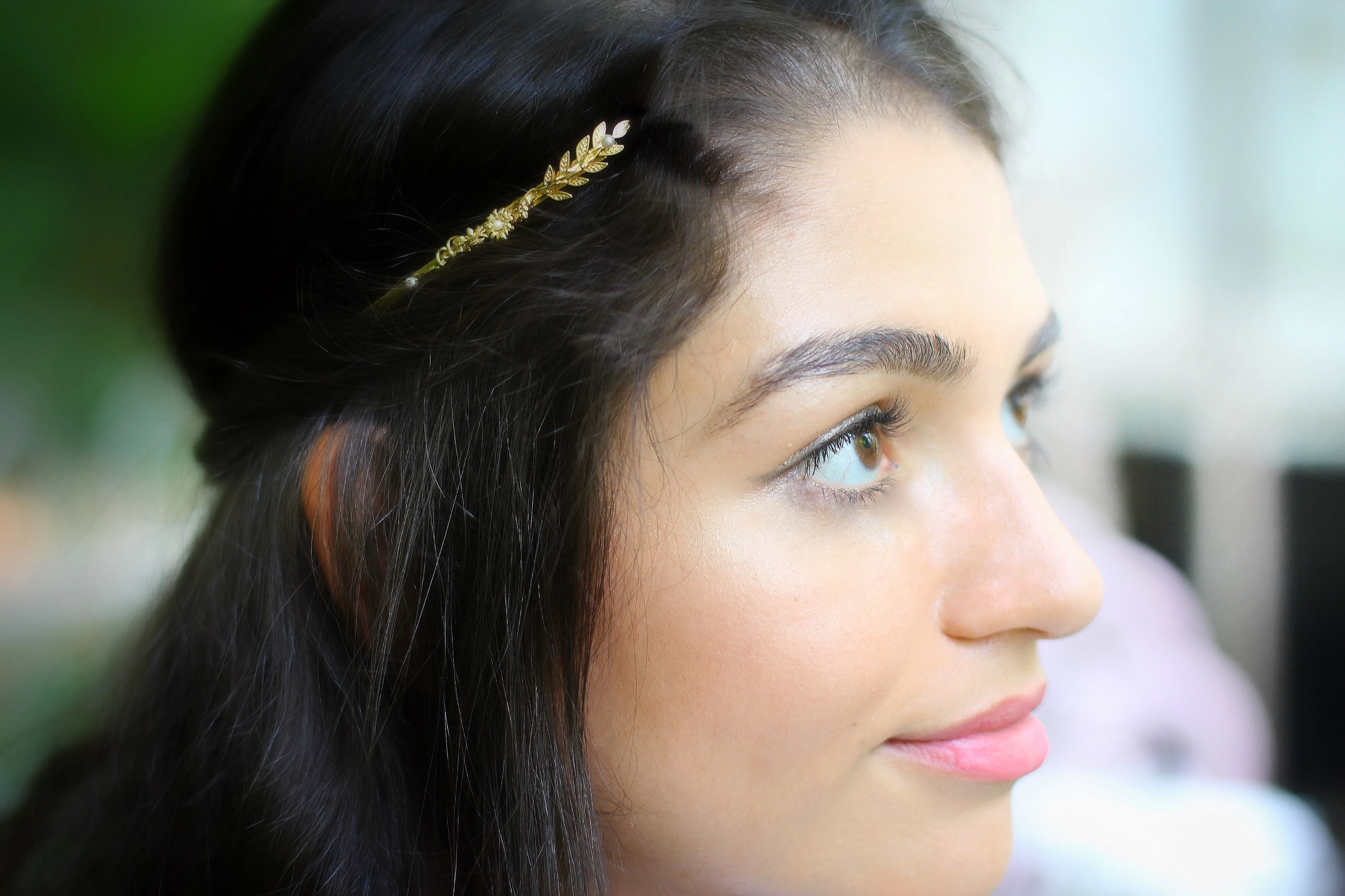 Floral Bunny Goddess Crown