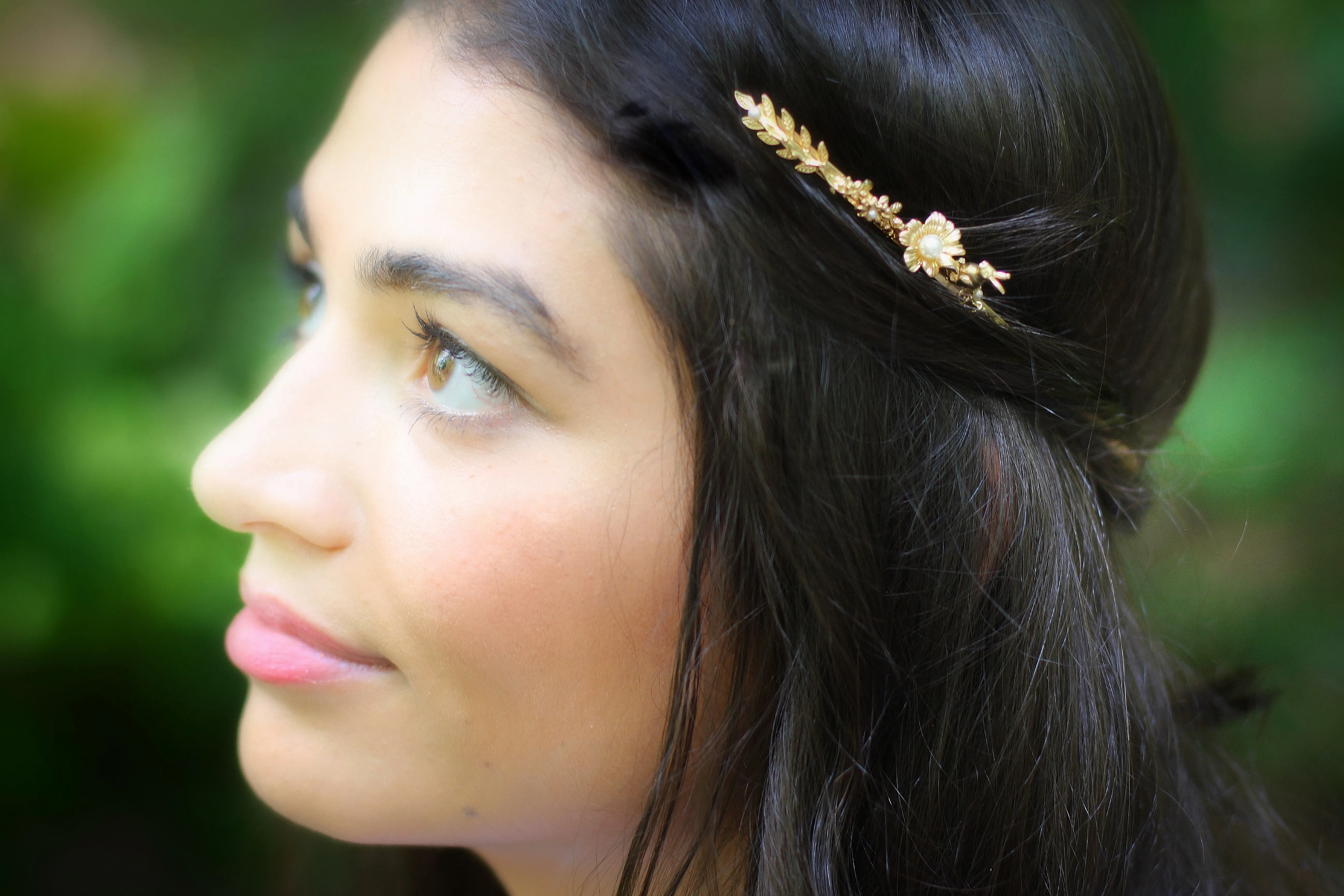 Floral Bunny Goddess Crown