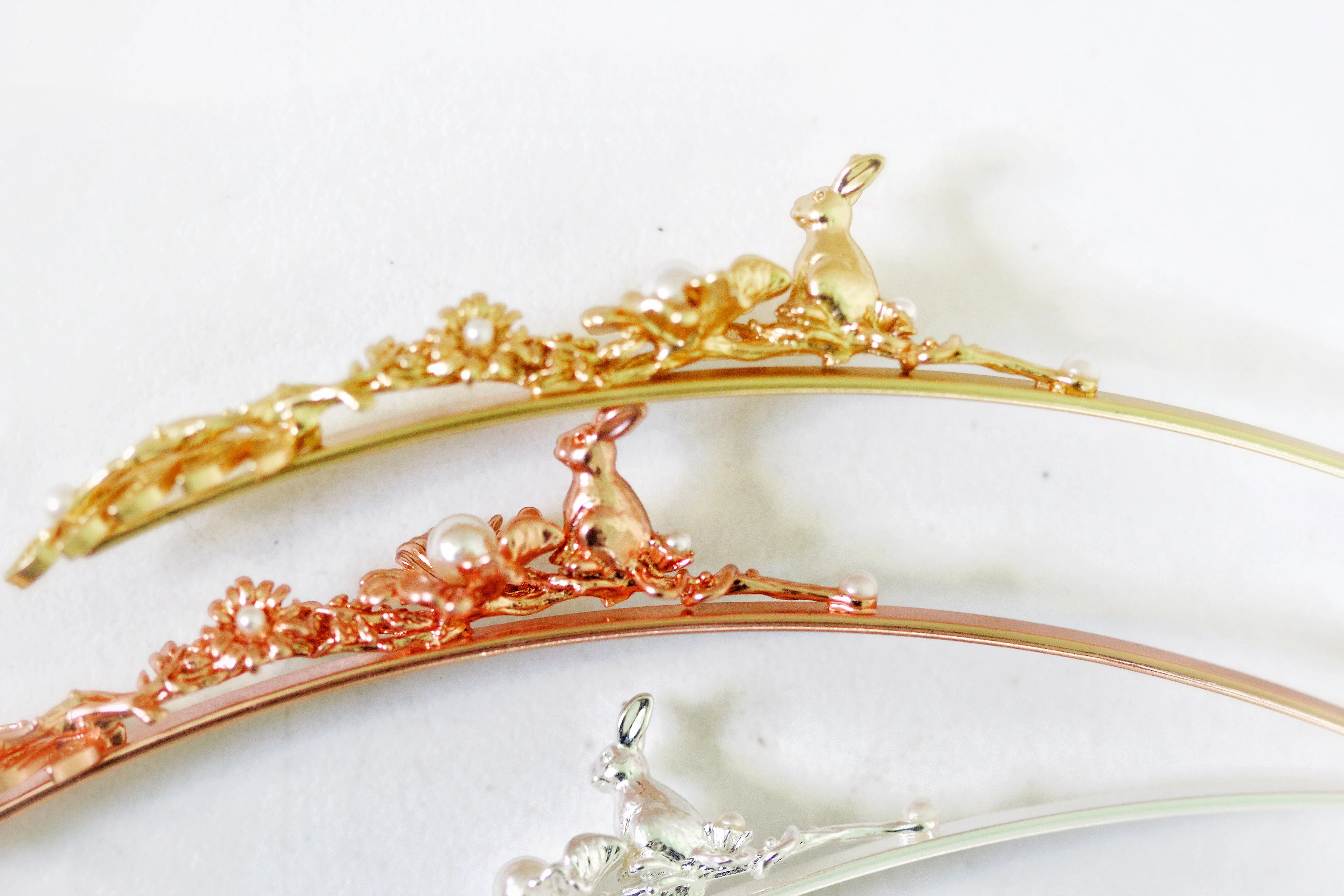 Floral Bunny Goddess Crown