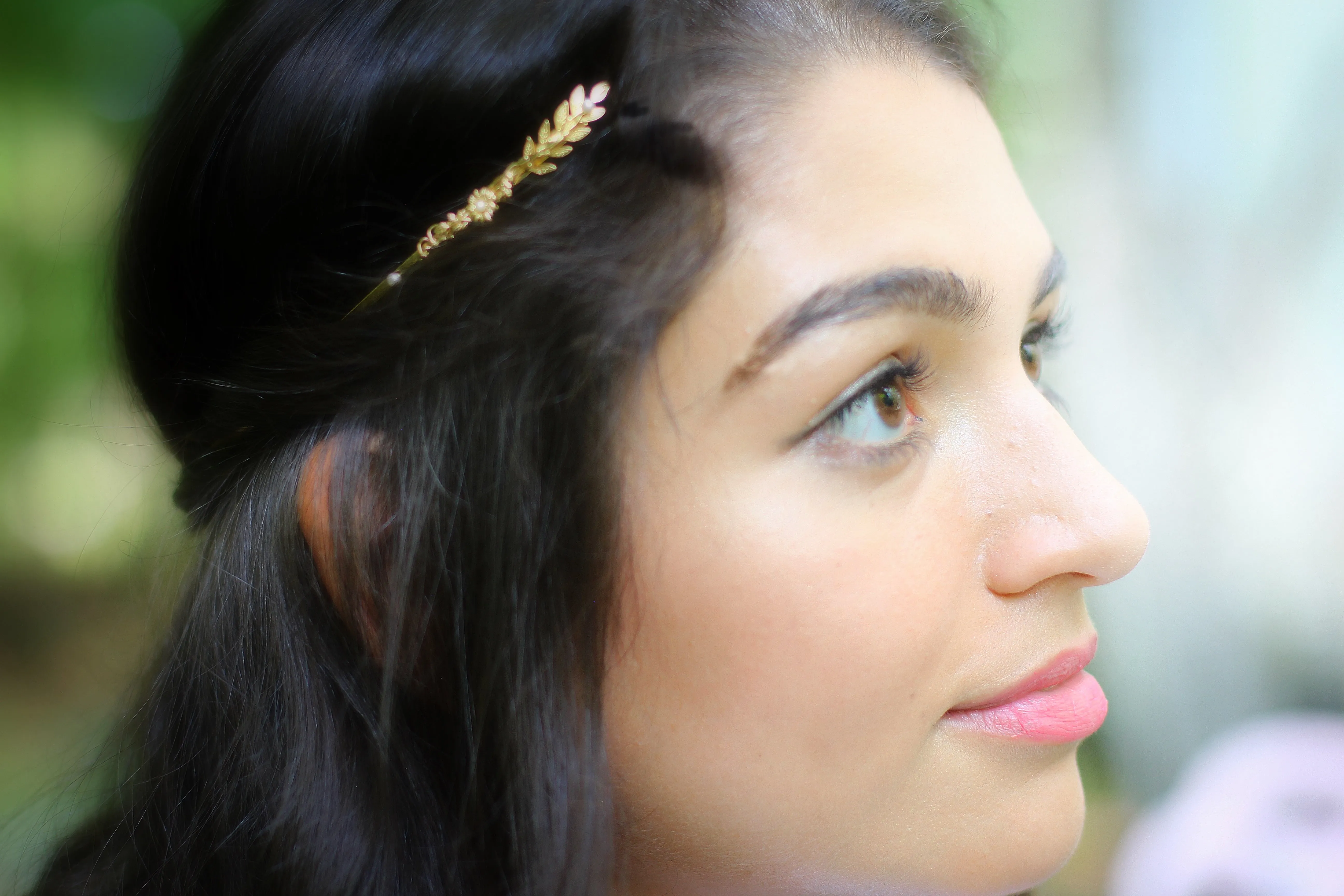 Floral Bunny Goddess Crown