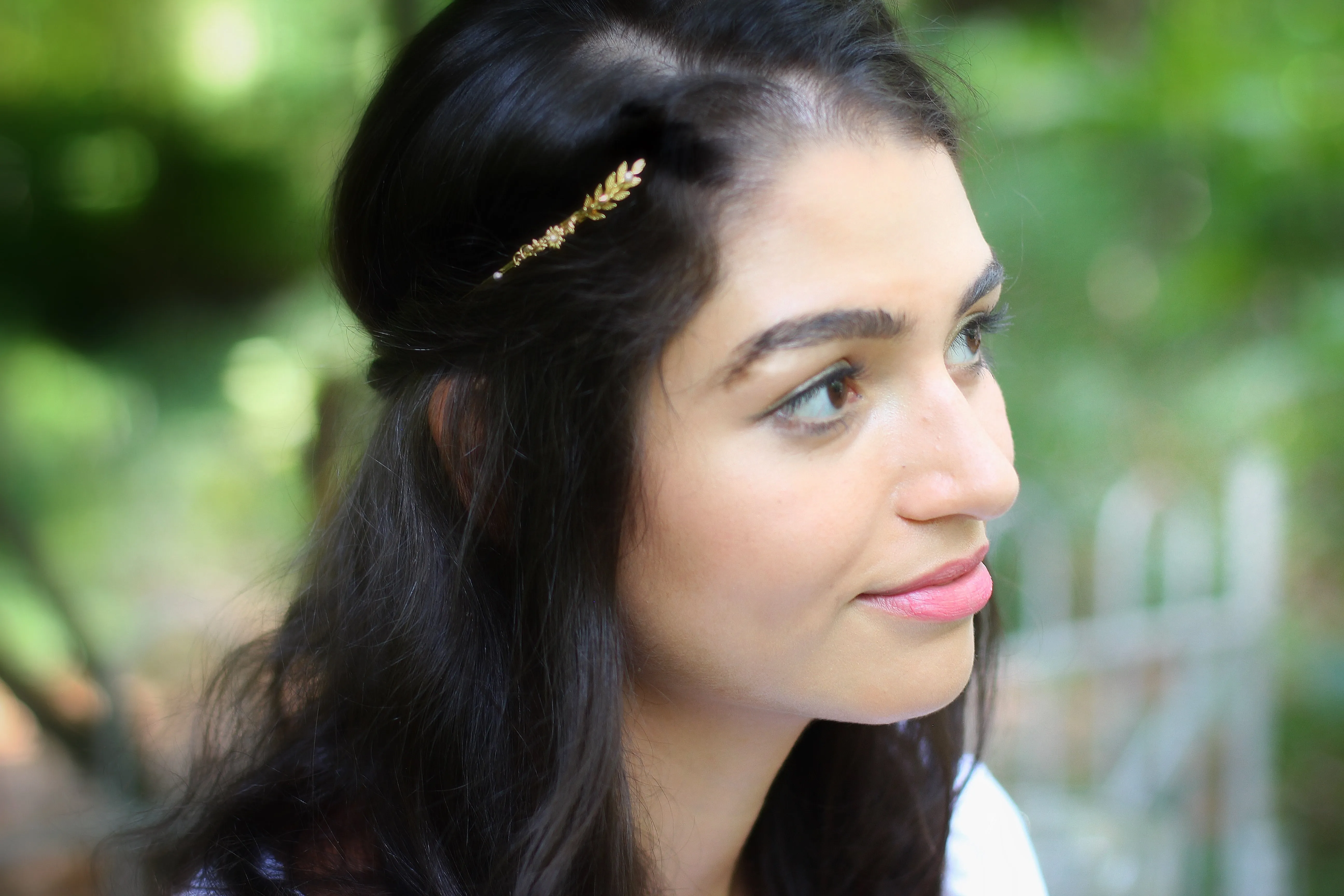 Floral Bunny Goddess Crown