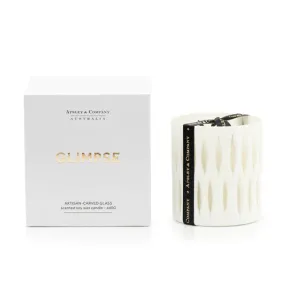 Glimpse Blanc Luxury Candle 440g by Apsley and Company