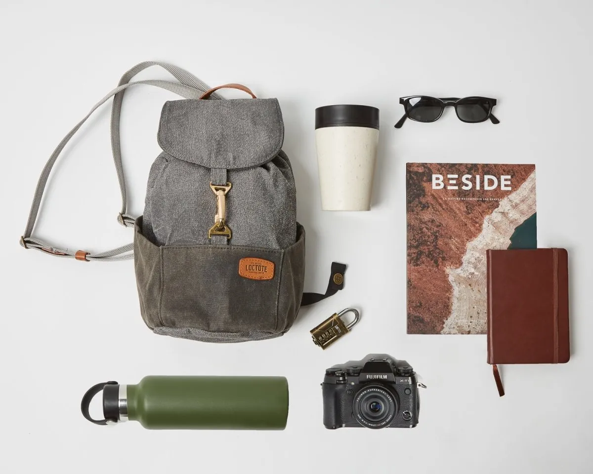 Heritage Mini Cinch Backpack - Vintage Grey