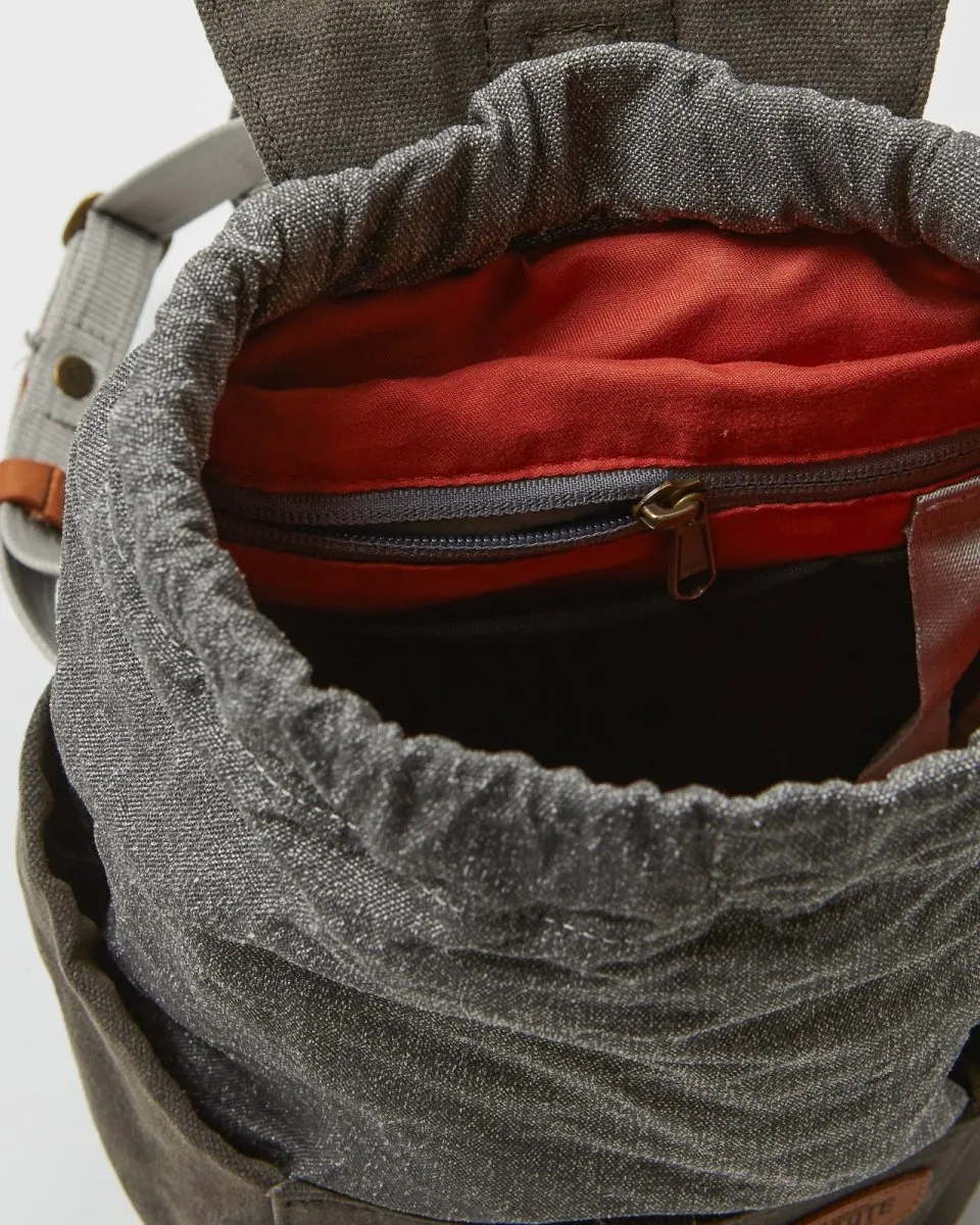 Heritage Mini Cinch Backpack - Vintage Grey
