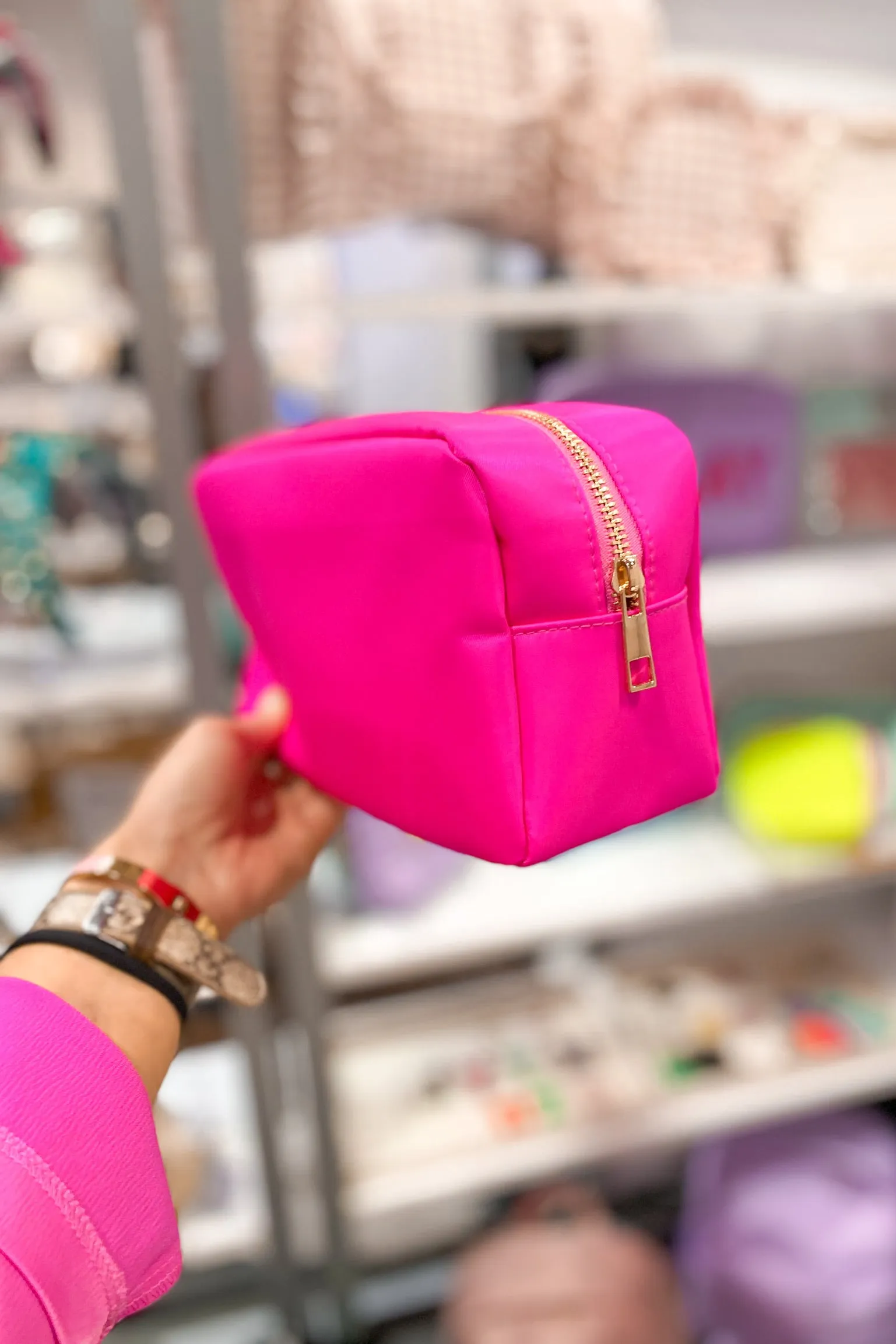 Hot Pink XL Nylon Bag