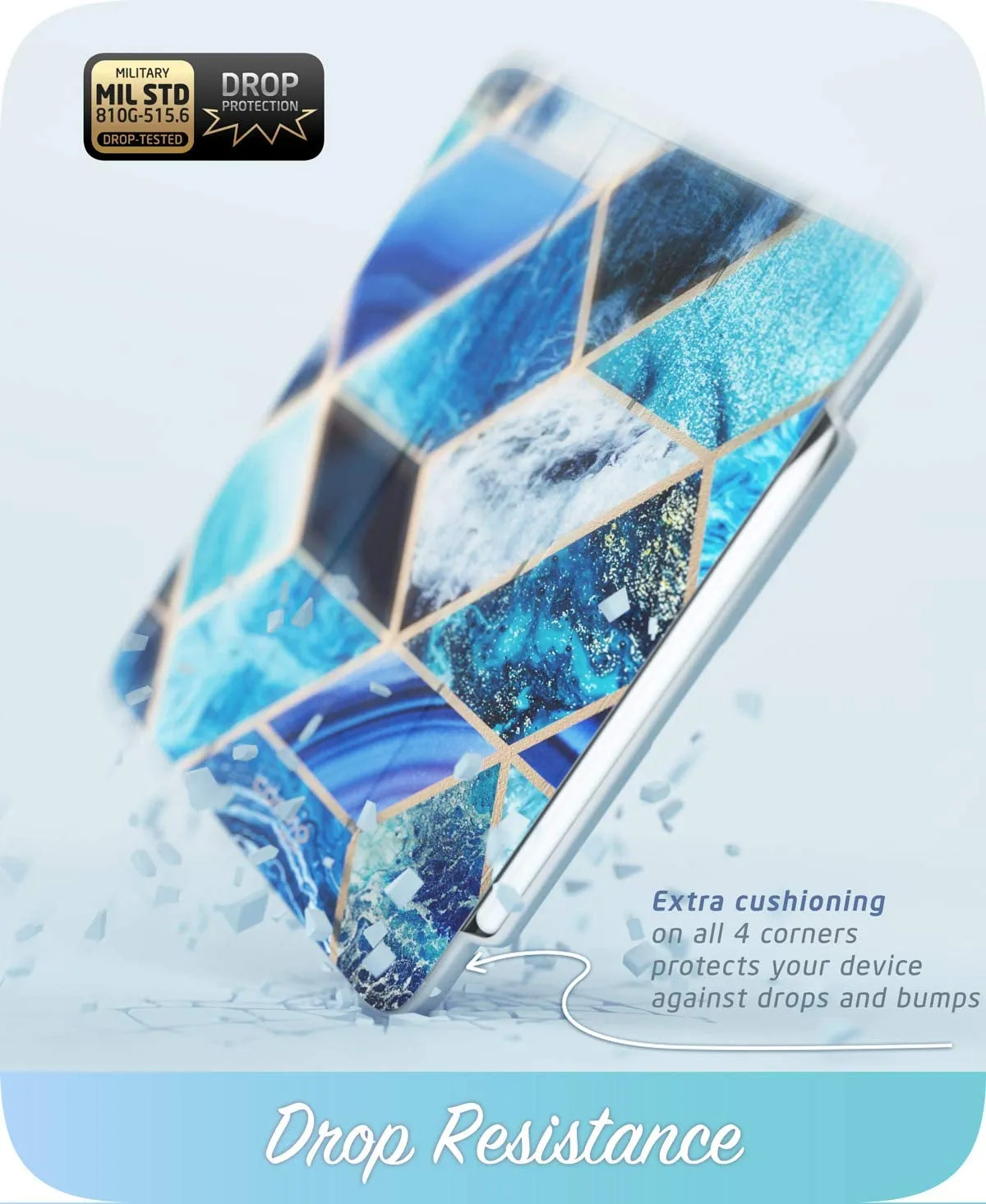 iPad Pro 11 inch (2018) Cosmo Case-Ocean Blue