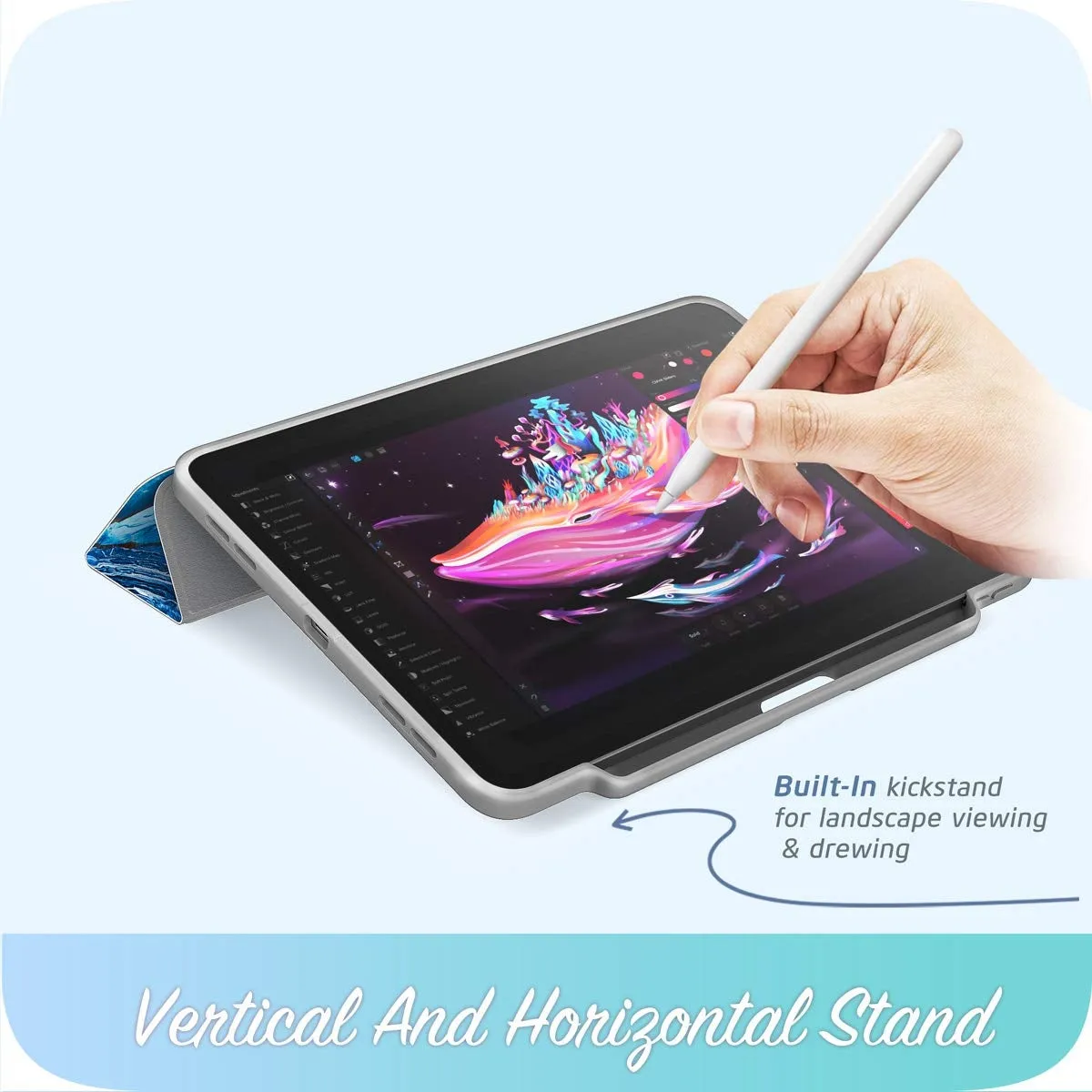 iPad Pro 11 inch (2018) Cosmo Case-Ocean Blue
