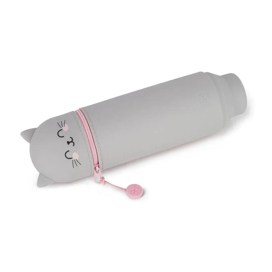 Kitty 2 in 1 Silicone Pencil Case