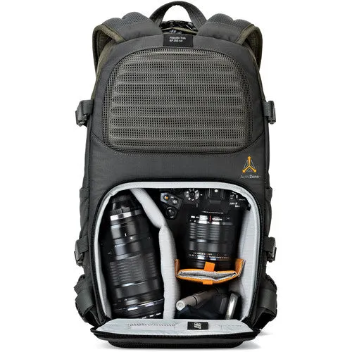 Lowepro Flipside Trek BP 250 AW Backpack Camera Bag (Gray/Dark Green)