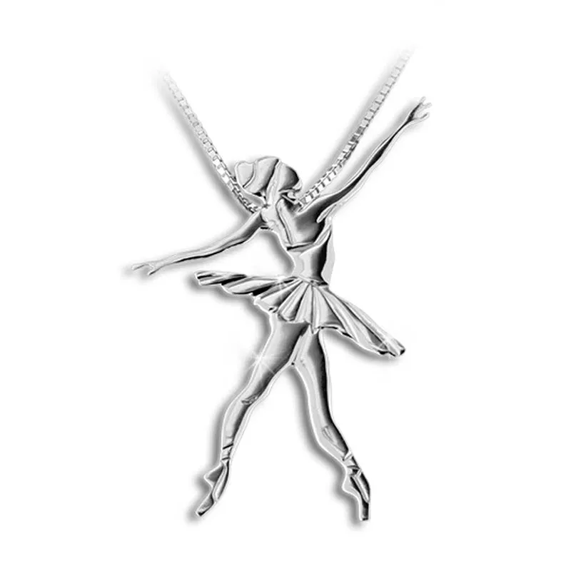 Mikelart Sterling Silver Necklace With Allongé Pendant