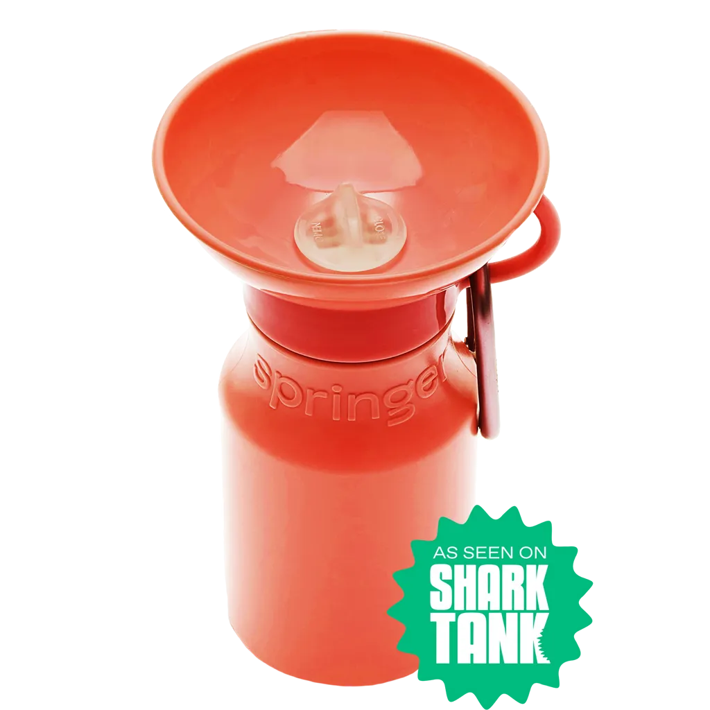 Mini Dog Travel Bottle 15oz - Poppy
