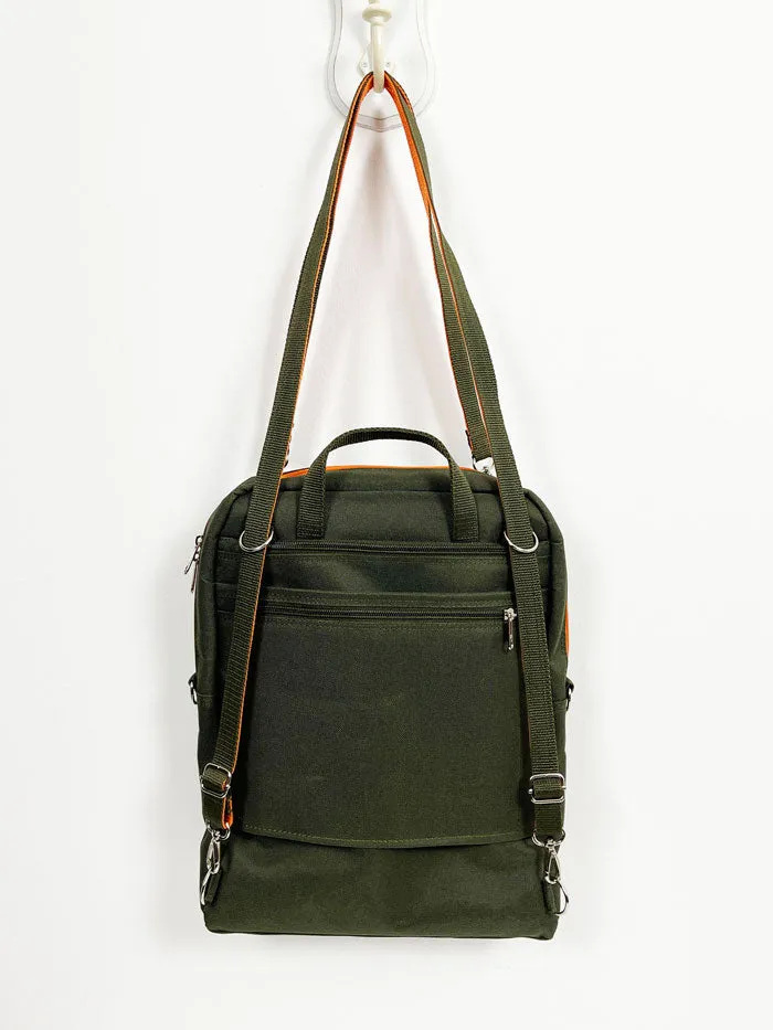 Minimalist Carry-On Women's Backpack with Trolley Sleeve