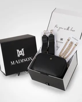 Monica "Wear it 3 Ways" Giftbox - Chain, Monogram & Matching Bag Strap