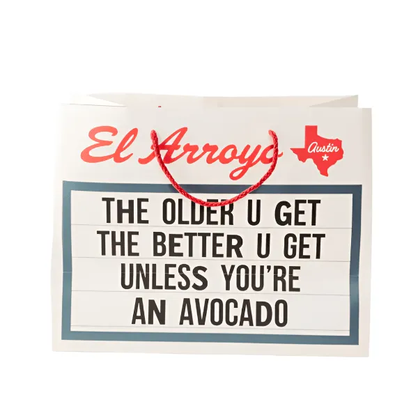Older You Get - Lg Marquee Gift Bag WITH Tissue