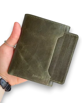 Oregon - Genuine Leather Wallet with Removable Card Holder