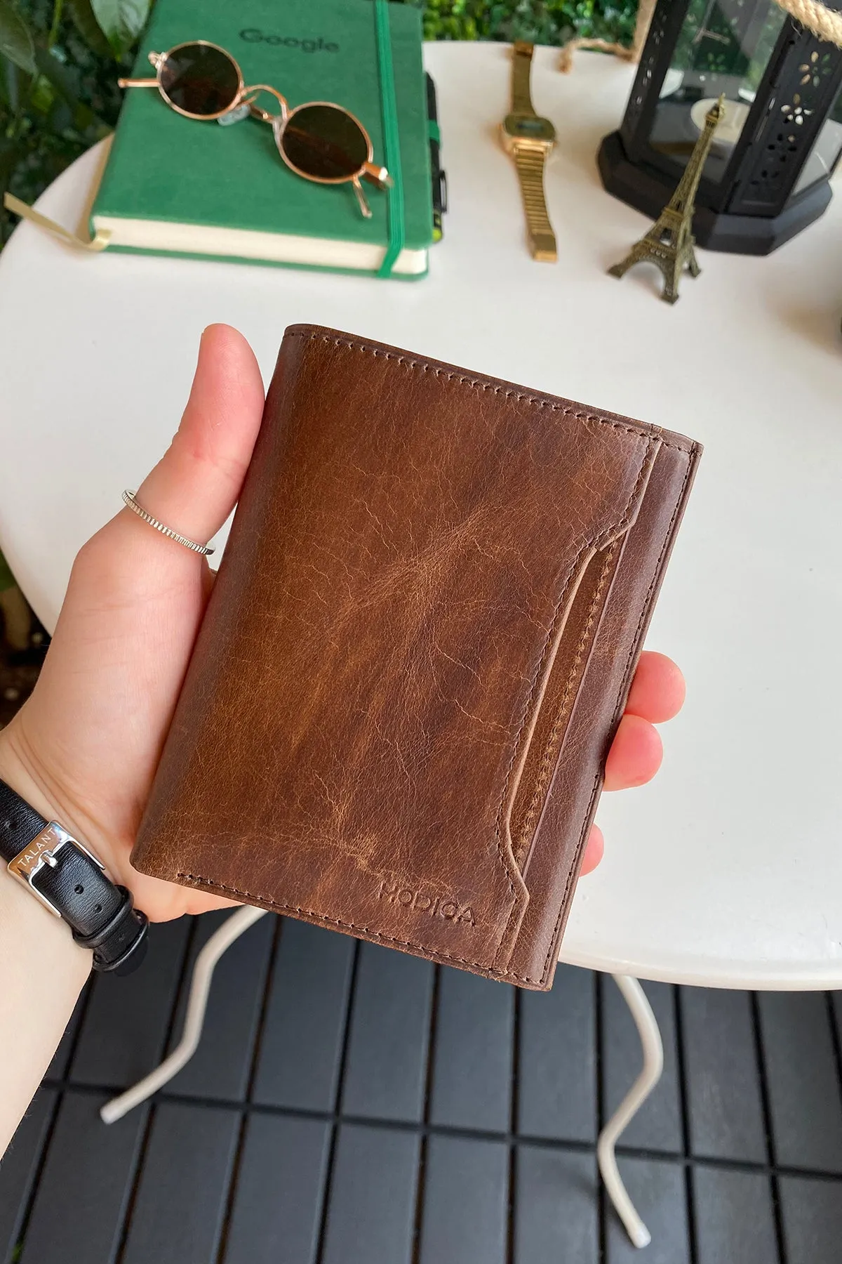 Oregon - Genuine Leather Wallet with Removable Card Holder