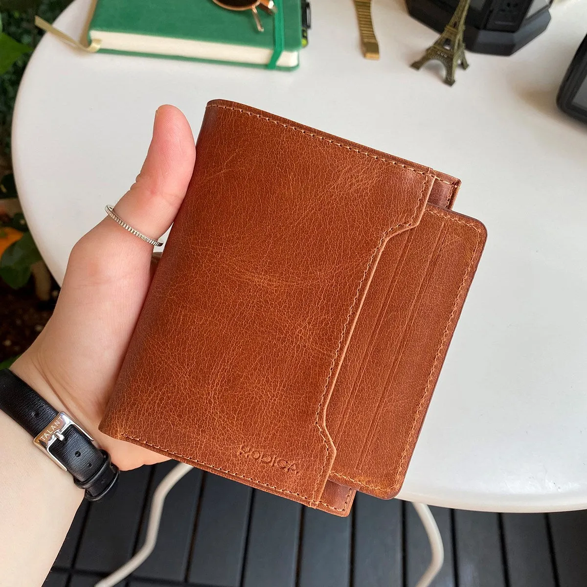 Oregon - Genuine Leather Wallet with Removable Card Holder