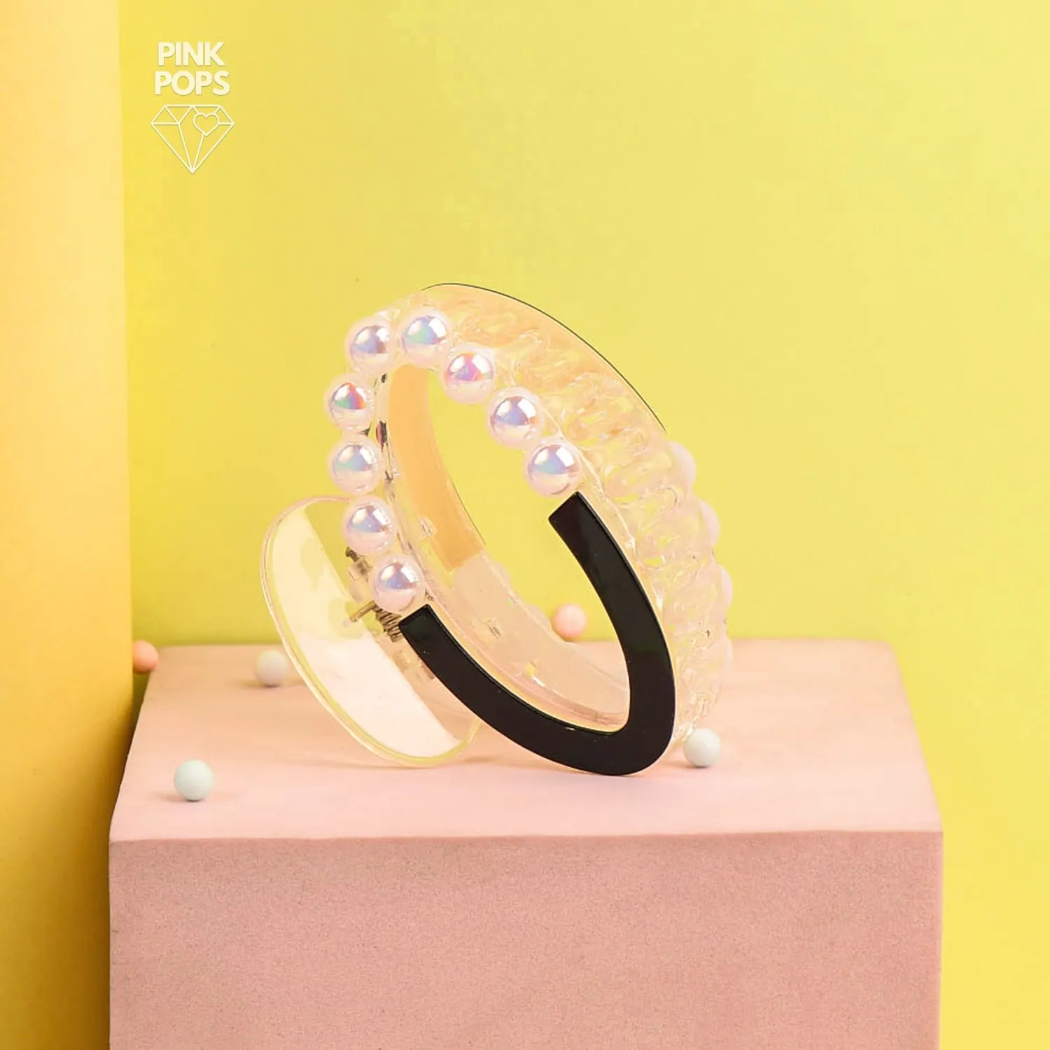 Oval Pearl Hair Grips