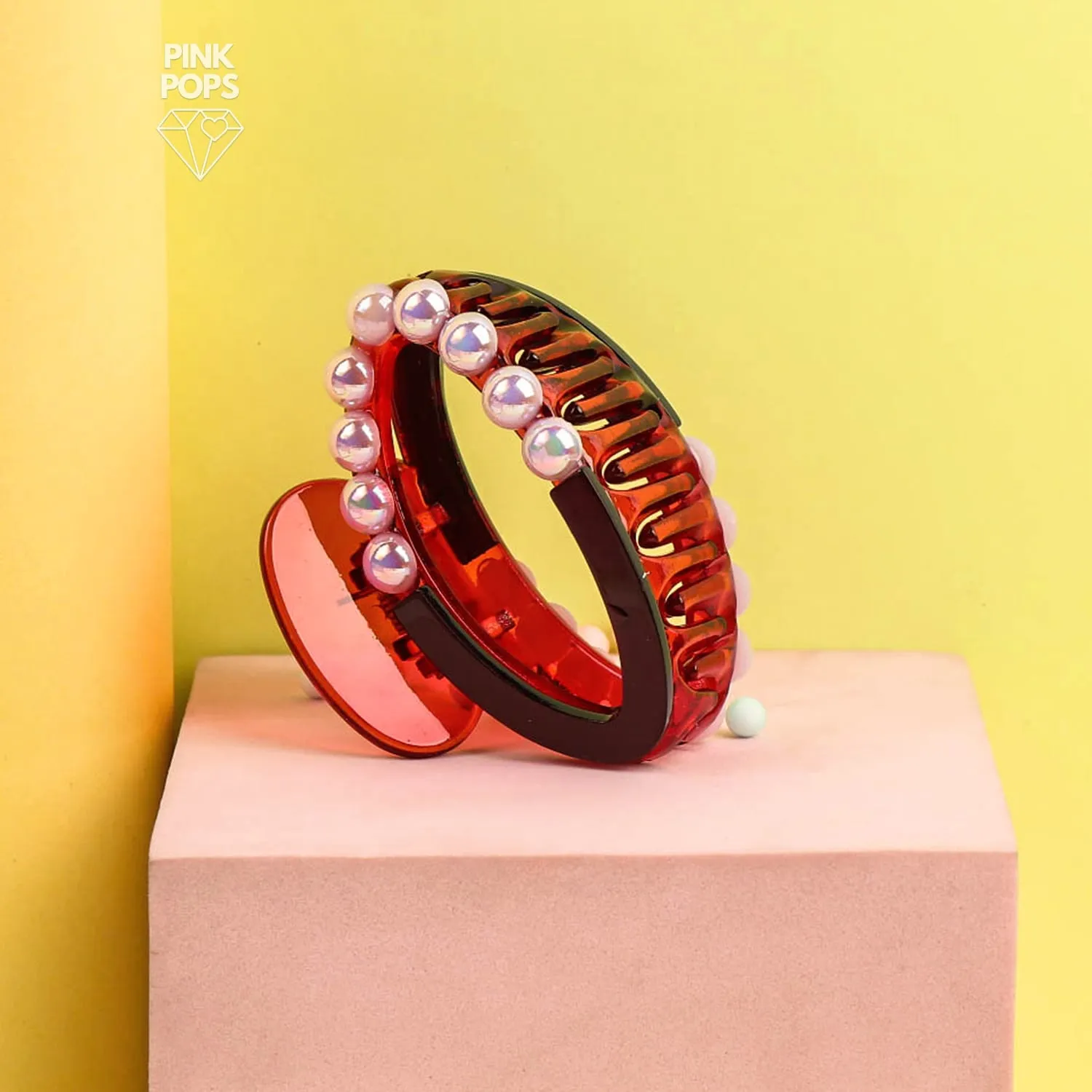 Oval Pearl Hair Grips