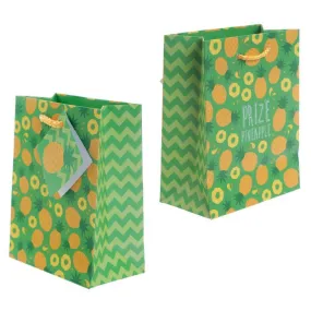 Pack of 6 - Funky Pineapple & Watermelon Party Gift Bags 14 x 6 x 11cm (Pk6)